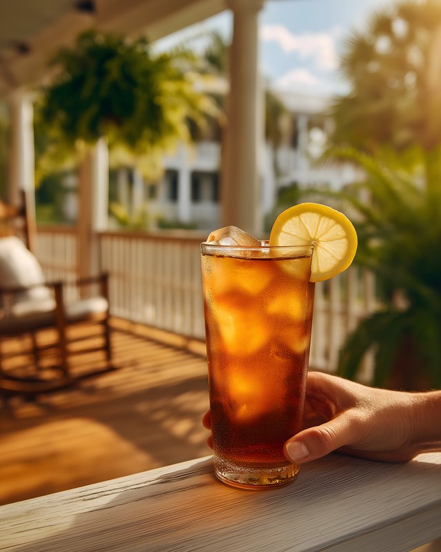 Enjoying a refreshing drink on a warm afternoon Free Premium Stock Image - stock photo