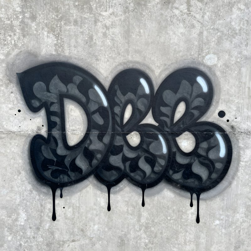 Graffiti art on concrete wall in urban setting Free Premium Stock Image - stock photo