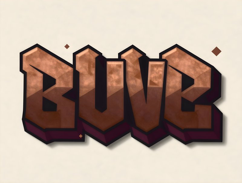 Graffiti art displays intricate letters in urban style Free Premium Stock Photo - stock photo