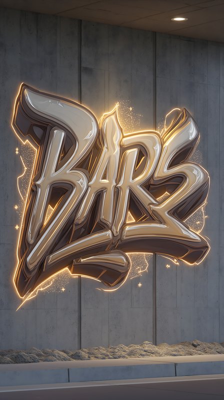 Urban wall art features graffiti style sign in city space Free Premium Stock Image - stock photo