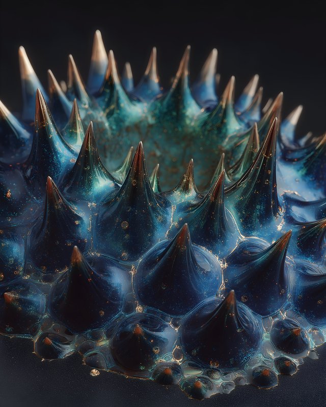 Close view of spiky sea creature found in ocean waters Free Premium Stock Photo - stock photo