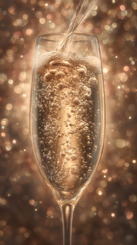 Sparkling drink pouring into a glass with bubbles forming Free Premium Stock Photo - stock photo