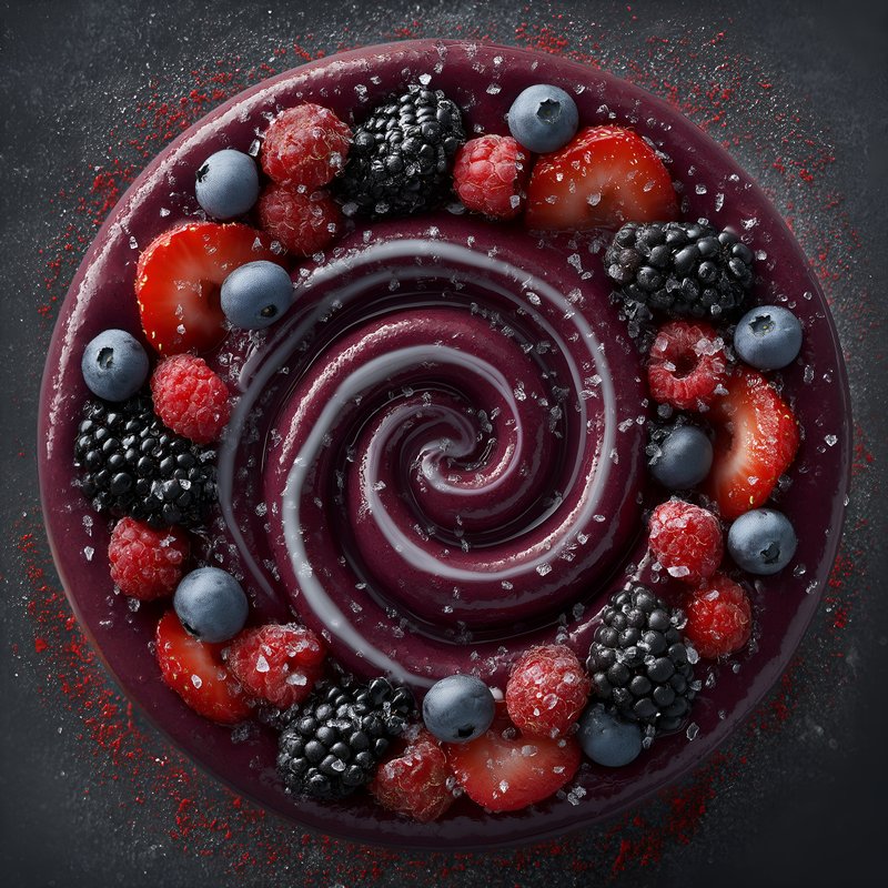 Delicious berry cake with raspberry and blueberry toppings Free Premium Stock Image - stock photo