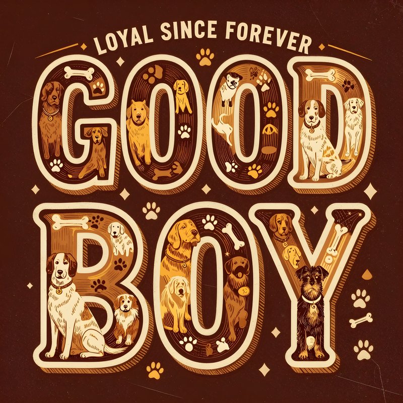 Good boy design with many dogs and playful elements Free Premium Stock Image - stock photo