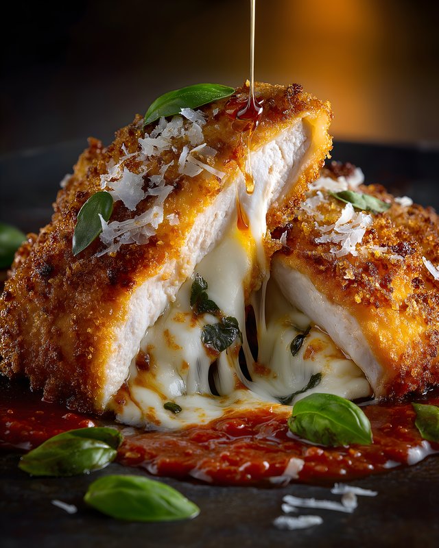 Dish with cheese and herbs served on a dark plate Free Premium Stock Photo - stock photo