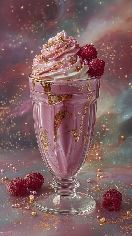 Dessert with raspberry and pink cream in glass cup Free Premium Stock Photo - stock photo