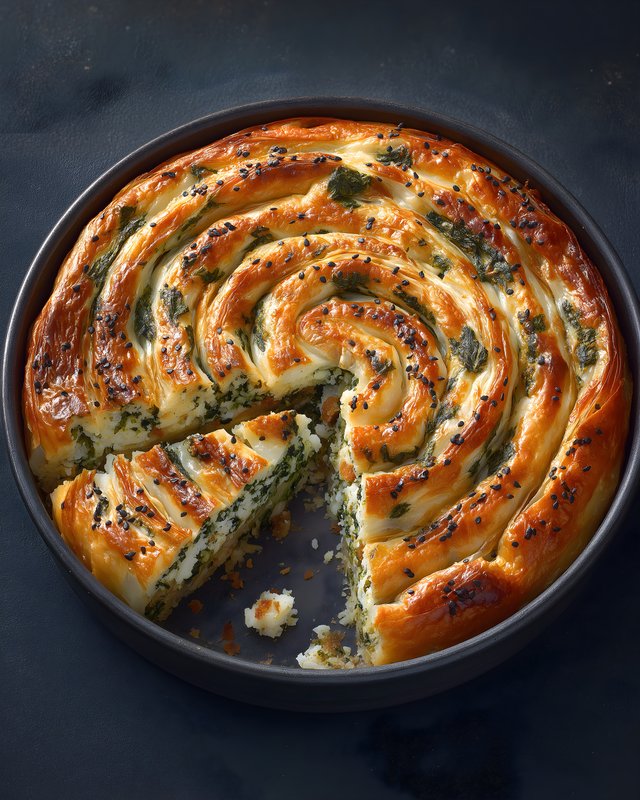 Baked dish made with layers of dough and filling at home Free Premium Stock Photo - stock photo