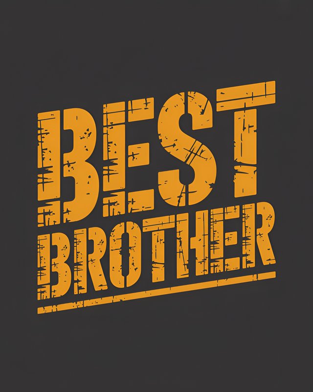 Best brother graphic design in bold lettering Premium Stock Photo - stock photo