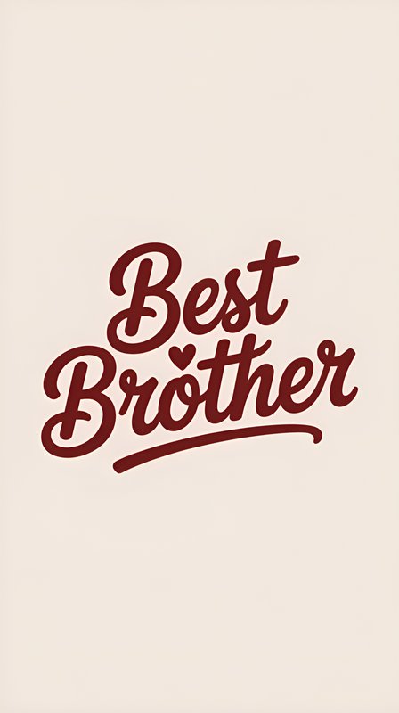 Best brother design with simple fonts and heart detail Premium Stock Photo - stock photo