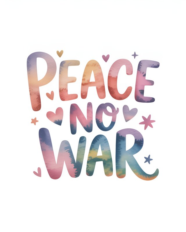 Message for unity with colors in calm background design Premium Stock Image - stock photo