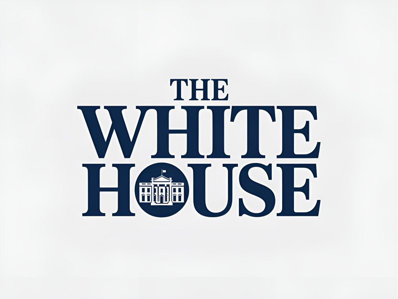 White House logo featured on a light background Premium Stock Photo - stock photo