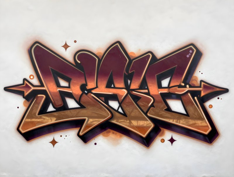 Graffiti artwork on a wall in an urban area Premium Stock Photo - stock photo