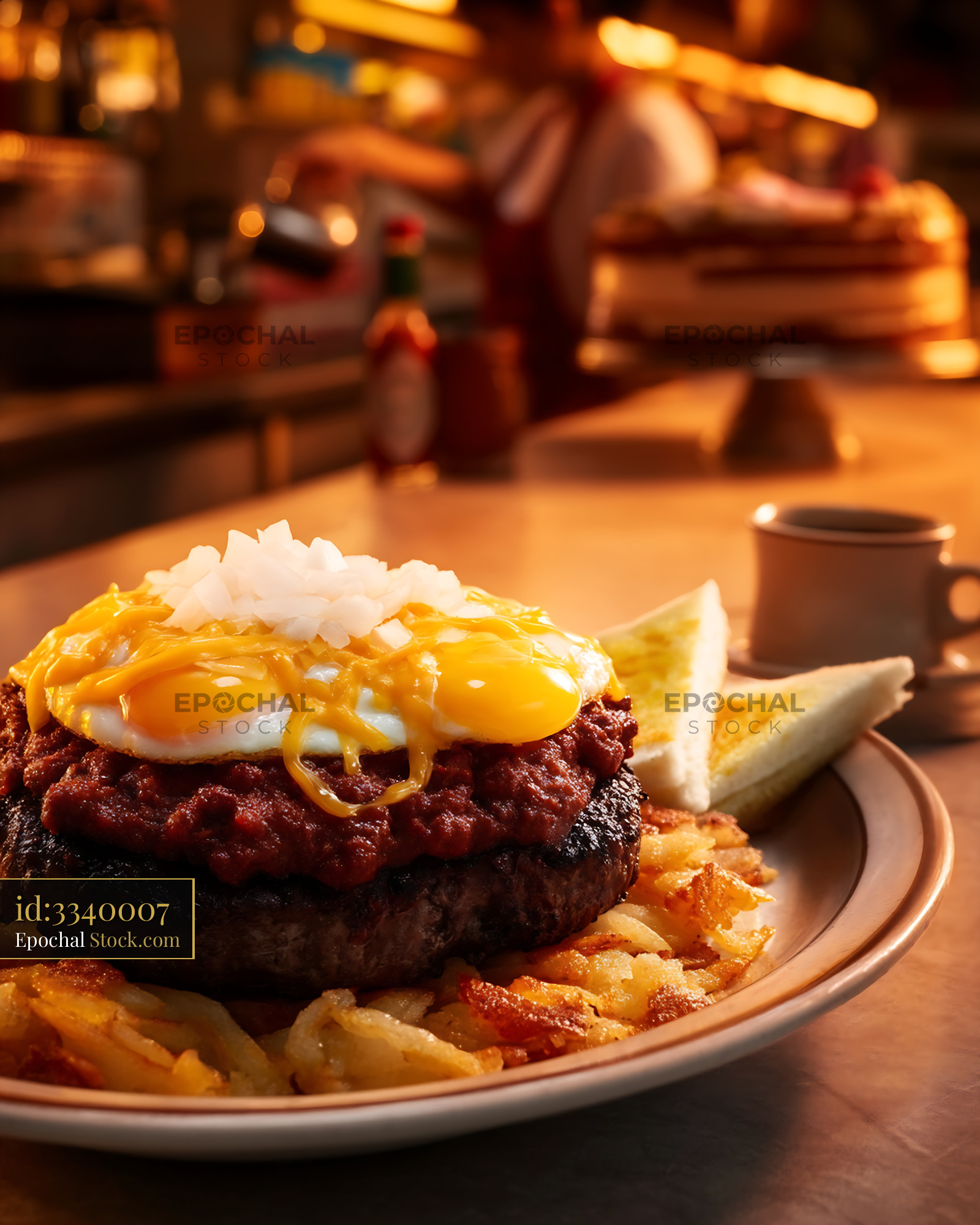 St. Louis Slinger Classic Diner Sandwich - stock photo