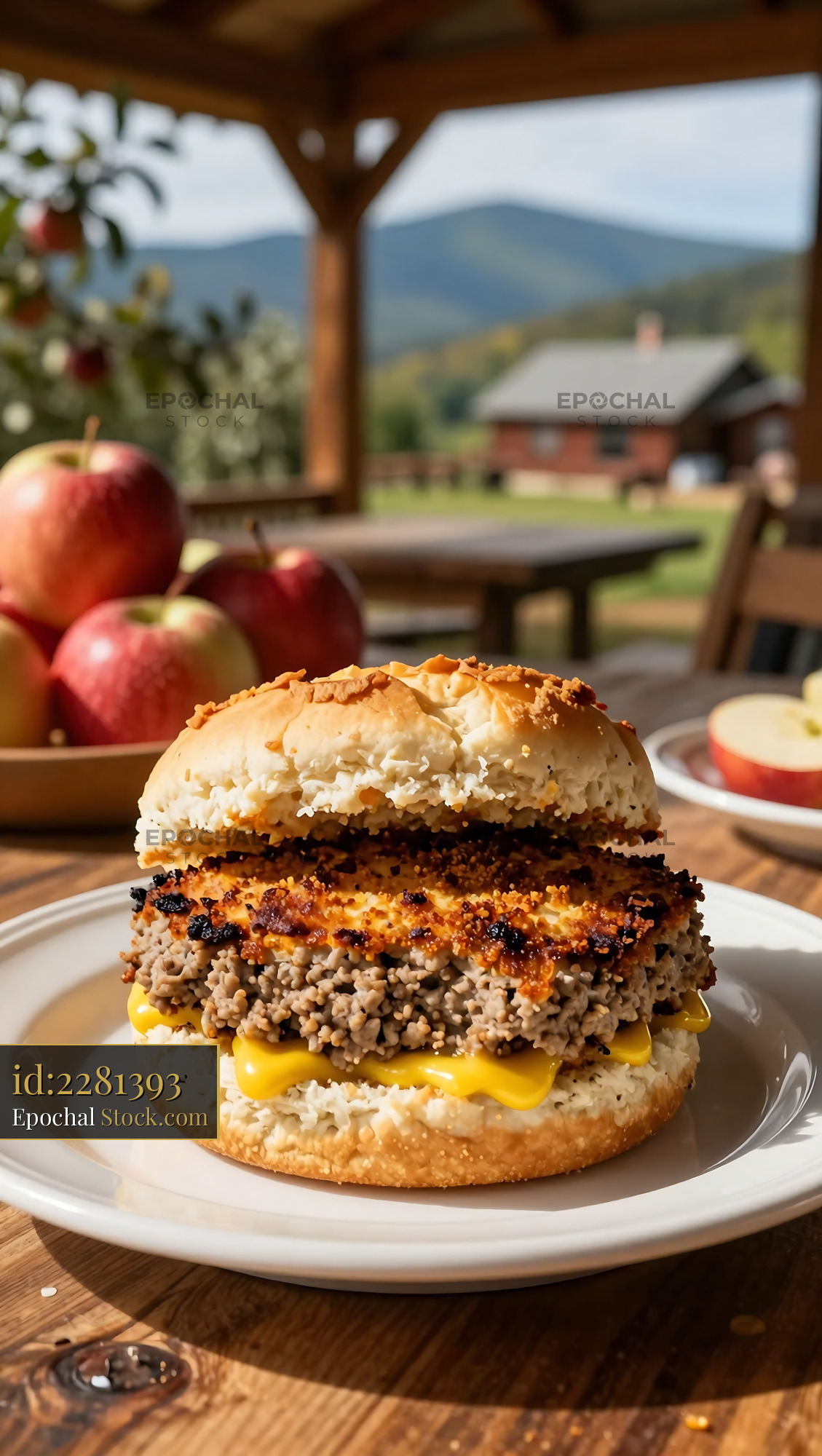 Livermush Sandwich Farm-to-Table Gourmet - stock photo