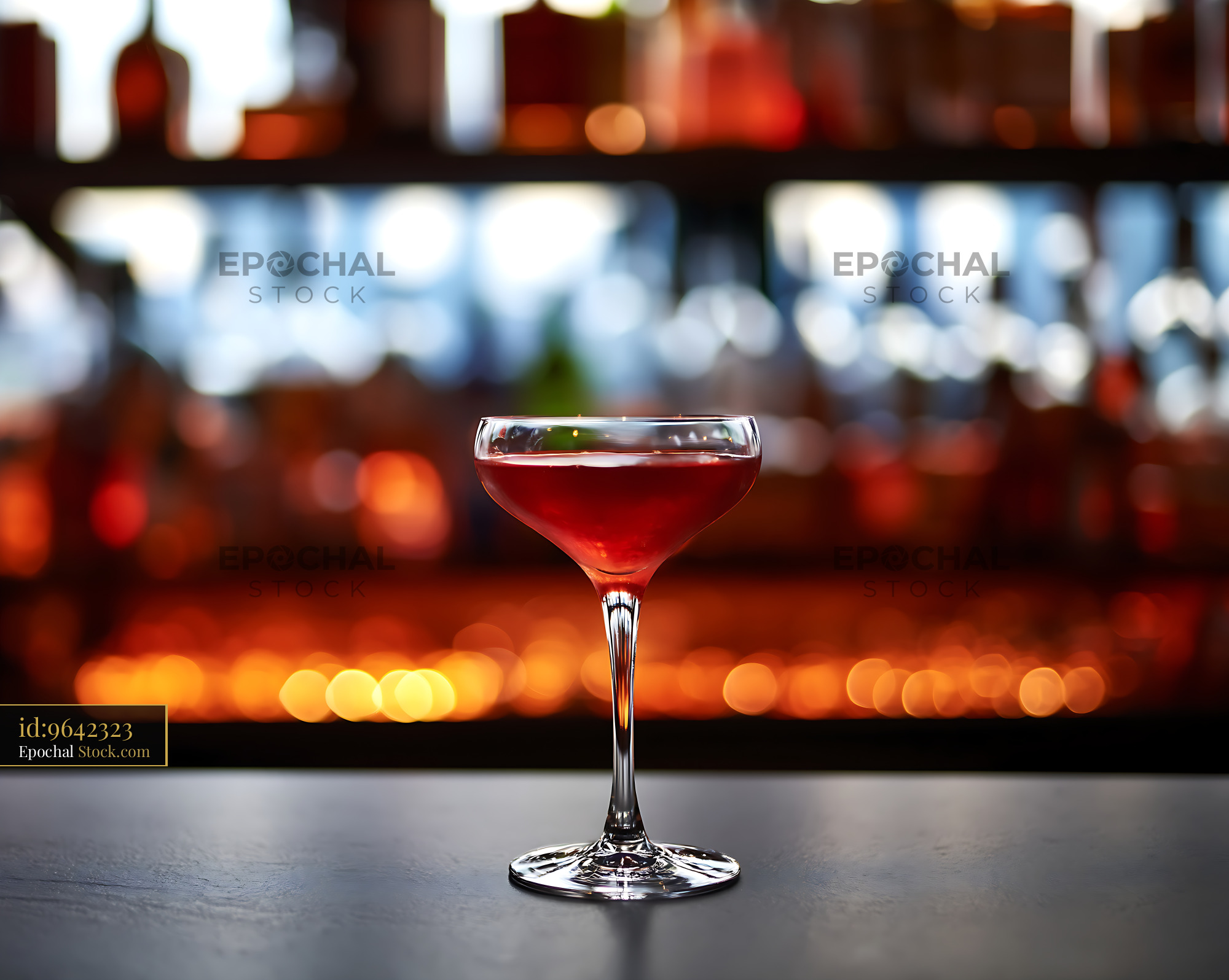 Bushwick Cocktail at Urban Bar - stock photo