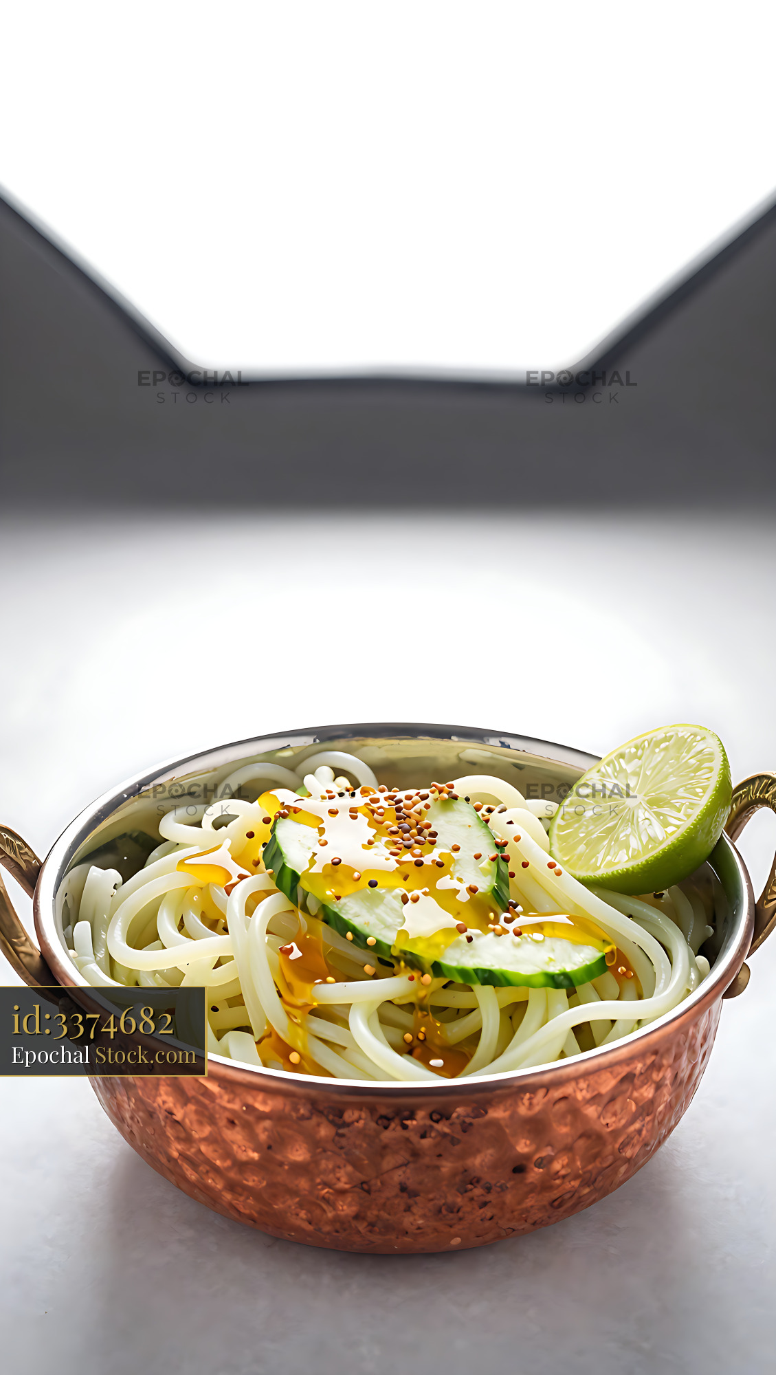 Kakdi Koshimbir with Sesame Seeds and Lime - stock photo