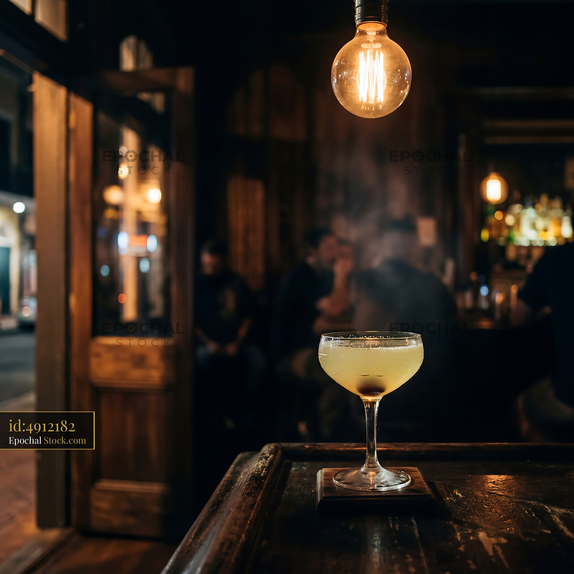 Final Ward Cocktail at Moody Bar - stock photo