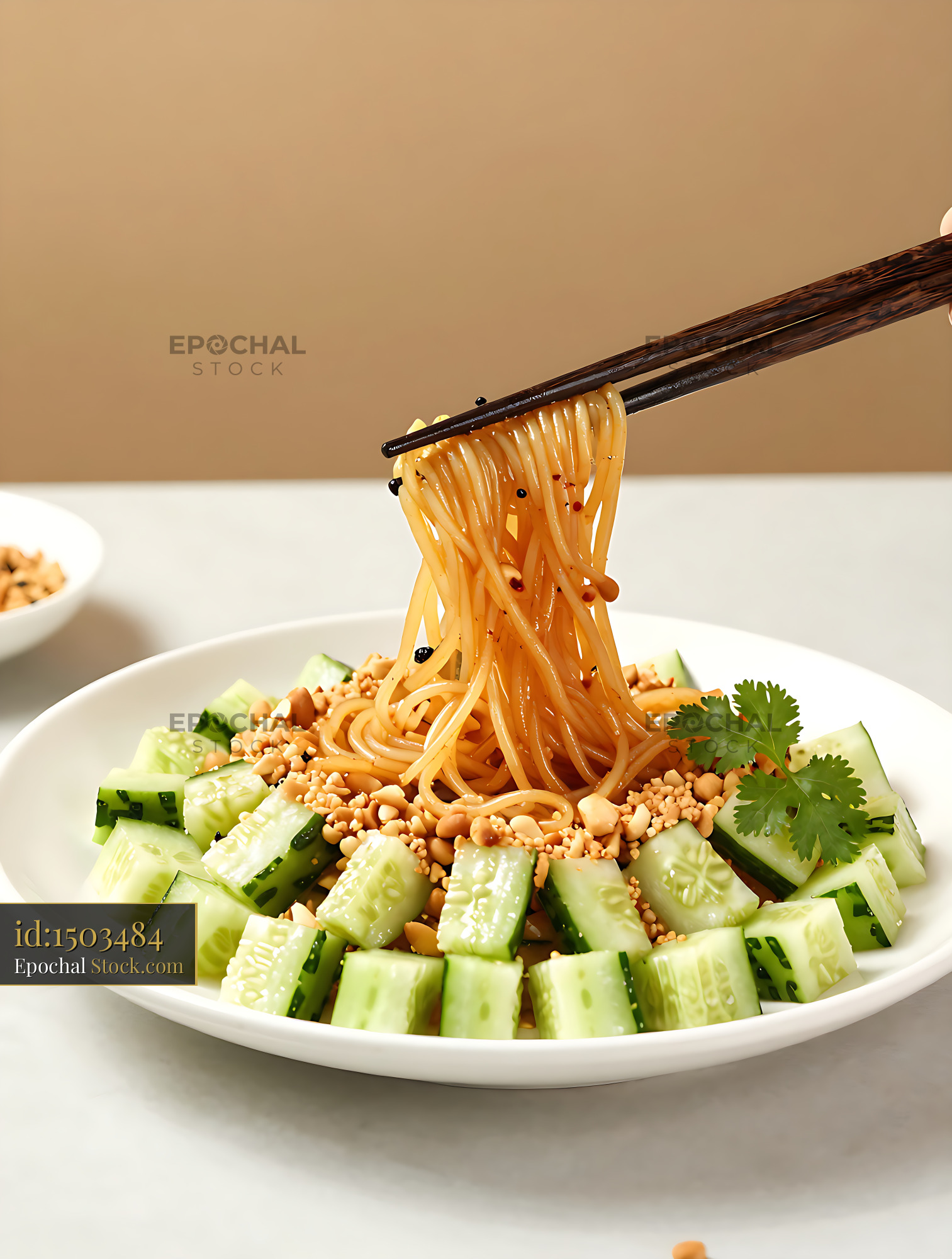 Kakdi Koshimbir: Indian Cucumber Salad - stock photo